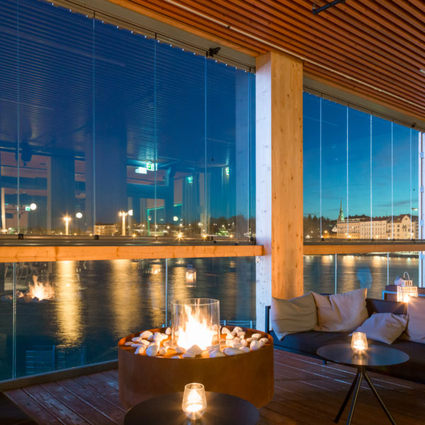 Galio Fire Pit Corten Automatic